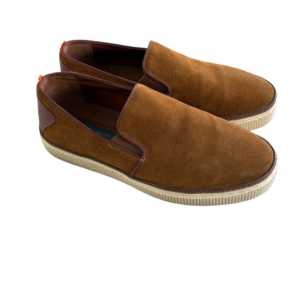 Vince Camuto Brown Suede Slip On Loafers size 10